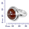 Lovely Red Onyx Edelstein 925 Sterling Silber Ring